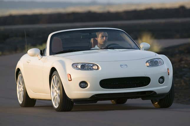 A white NC Miata 