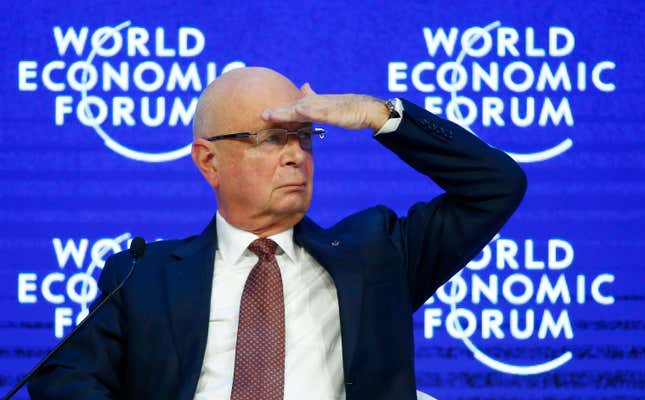 Image for article titled Photos: What everyone’s really saying at Davos, in body language