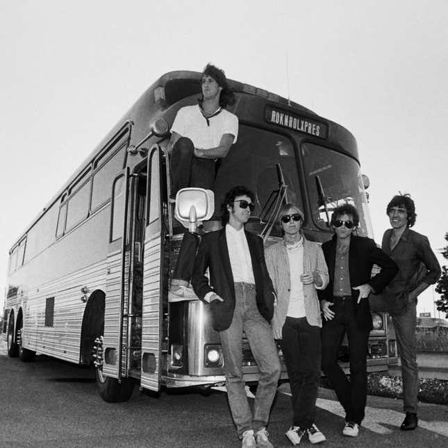 rock band tour bus