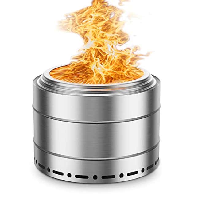 Image for article titled Prime Day Deal: Enhance Your Outdoor Experience With SURESTOVE Smokeless Fire Pit for 30% Off