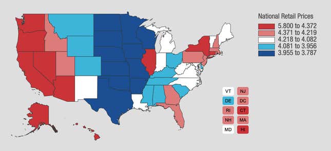 Image for article titled Gas Price Watch: Ask Your Friends For Cash