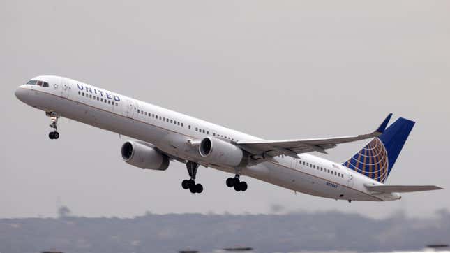 Un avión de United Airlines