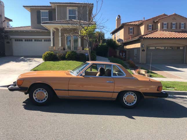 Image for article titled At $7,999, Is This Cayenne Orange 1976 Mercedes 450SL Ripe For The Picking?