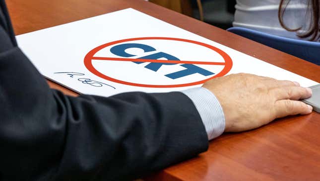 Florida Gov. Ron DeSantis publicly signs HB7, “individual freedom,” also dubbed the “stop woke” bill during a news conference at Mater Academy Charter Middle/High School in Hialeah Gardens, Fla., on Friday, April 22, 2022. 