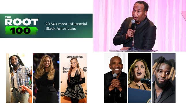 Image de l'article intitulé Les moments les plus drôles de Roy Wood Jr., découvrez où se trouvent actuellement les précédents lauréats du prix Root 100, obtenez des conseils sur la façon de s’habiller pour le gala, écoutez de la bonne musique des meilleurs artistes noirs de la liste Root 100