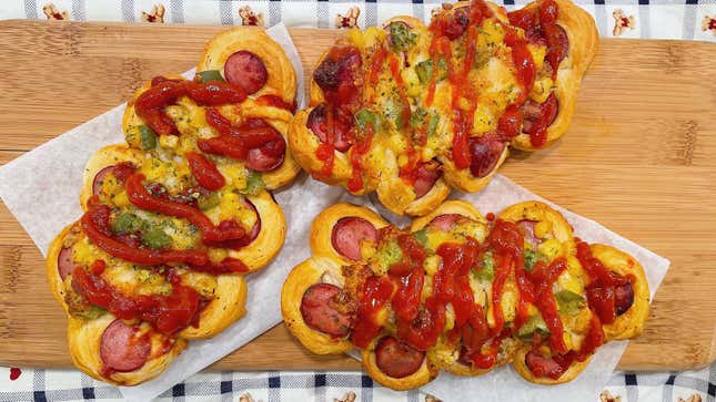 Air Fryer Korean Sausage Bread