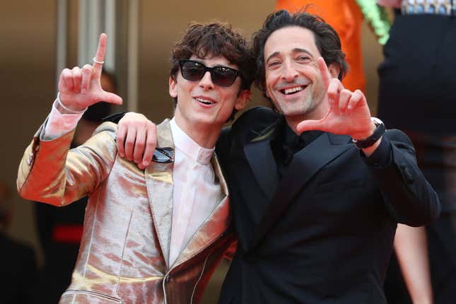Image for article titled Tilda Swinton and Timothee Chalamet&#39;s Cannes Red Carpet Looks Kicked My Ass