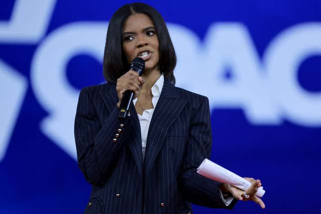 ORLANDO, FLORIDA - FEBRUARY 25: Candace Owens speaks during the Conservative Political Action Conference (CPAC) at The Rosen Shingle Creek on February 25, 2022 in Orlando, Florida. CPAC, which began in 1974, is an annual political conference attended by conservative activists and elected officials.