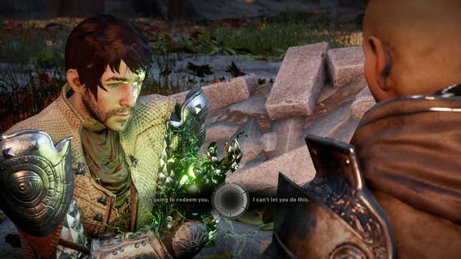 The Inquisitor decides how to handle Solas.