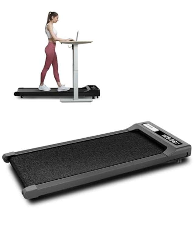 Image for article titled Unleash a Healthier Lifestyle with the VIPLAT Walking Pad Treadmill Under Desk, 36% Off