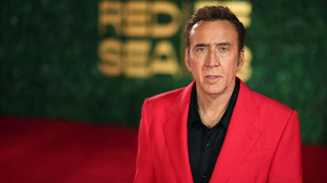 Nicolas Cage is becoming a live action Spider-Man.