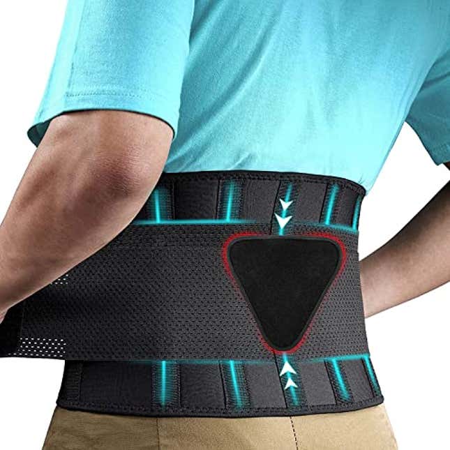 Image for article titled FEATOL Back Brace Support Belt-Lumbar Support Back Brace for Back Pain, Now 29% Off