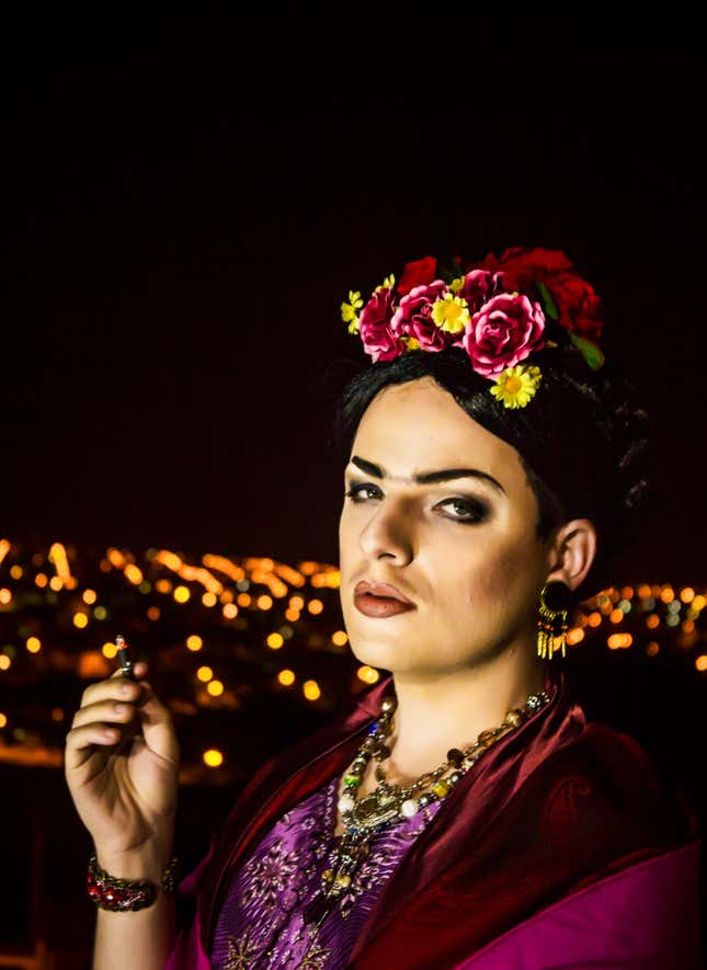 Image for article titled Photos: Anyone in the world can be Frida Kahlo