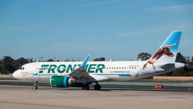 Un avion de Frontier Airlines