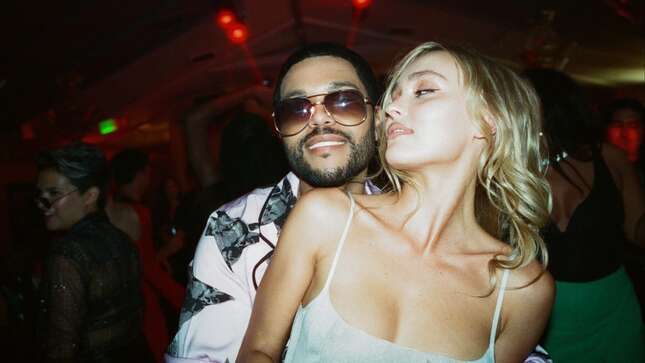 Abel "The Weeknd" Tesfaye and Lily-Rose Depp in The Idol 