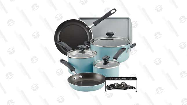 Farberware Cookstart DiamondMax Cookware Set, 15 Pieces