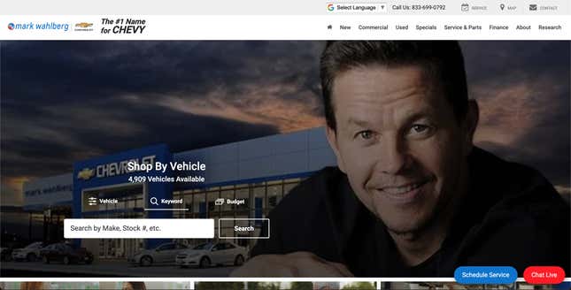 Mark Wahlberg Chevrolet Columbus Ohio