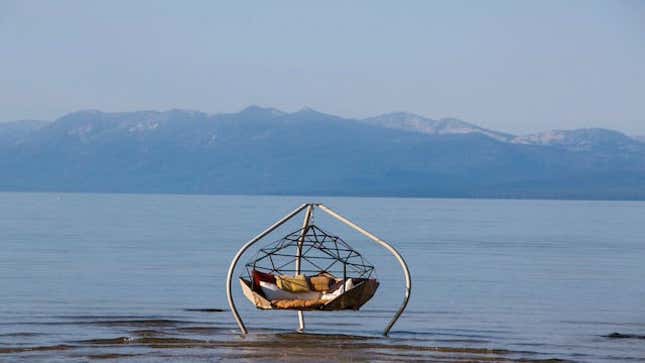 Image for article titled This part-hammock, part-bed geodesic dome will elevate your summer lounging