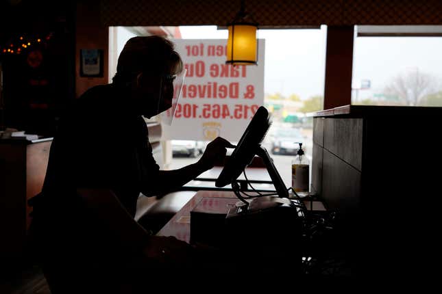 FILE - An order is entered by an employee at a diner on Nov. 17, 2020, in Philadelphia. It&#39;s never fun to be scammed, but if you&#39;re a small business owner falling for a scam can have long-lasting effects on a business, damaging client relationships and profit. (AP Photo/Matt Slocum, File)