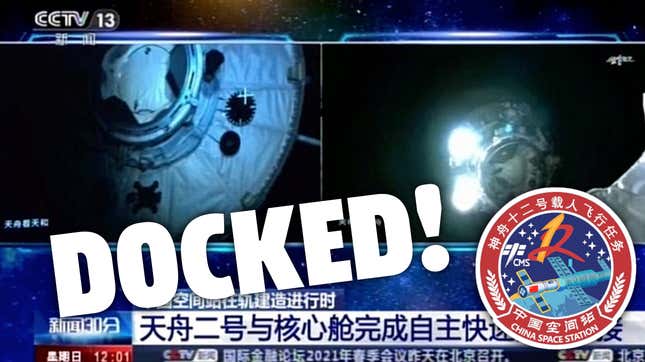 China Sends First Crew To Their New Space Station