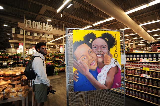 BUFFALO, NY - JULY 14: Members of the media get a first look inside Tops Friendly Market on Jefferson Avenue on July 14, 2022 in Buffalo, New York. The store was the scene of a mass shooting on May 14th when accused shooter Payton Gendron killed 10 people and injured three others in what is believed to be a racially-motivated attack. The market will reopen to the public Friday after extensive renovations to the building.