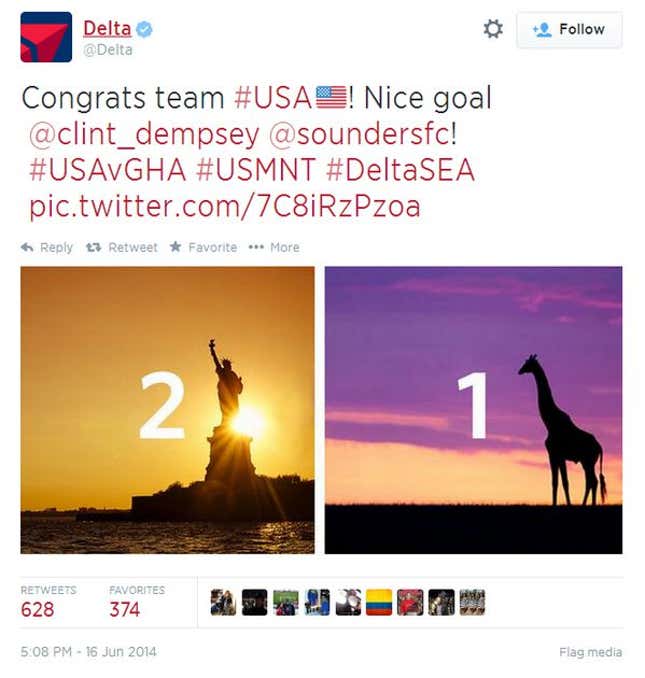 Image for article titled Delta discovers that there are no giraffes in Ghana