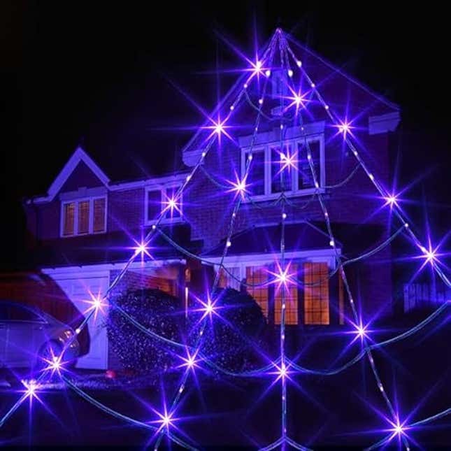 Image for article titled Elevate your Halloween Décor with EAMBRITE Spider Web Lights