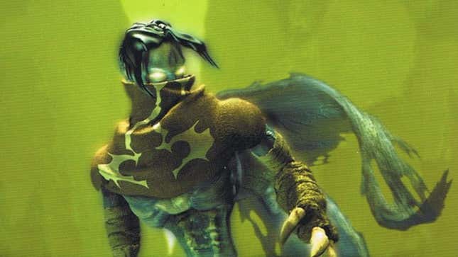 The cover for Soul Reaver shows a demon. 