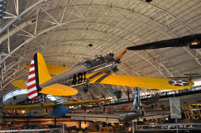 A Ryan PT-22 Recruit at the Smithsonian Air & Space Museum.