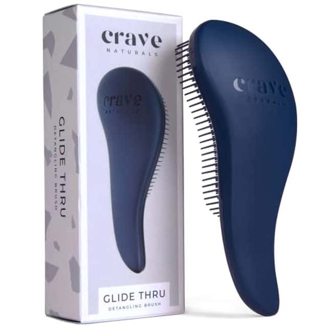 Image for article titled Glide Smoothly into Knot-free Hair Days with Crave Naturals Glide Thru Detangling Brush, 10% Off