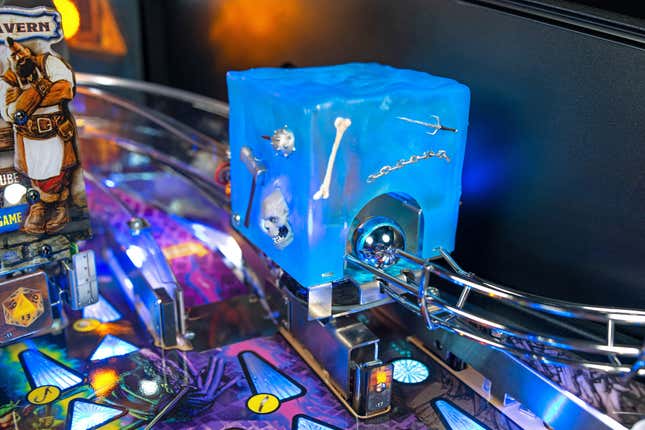 A screenshot shows Stern's new D&D pinball machine.