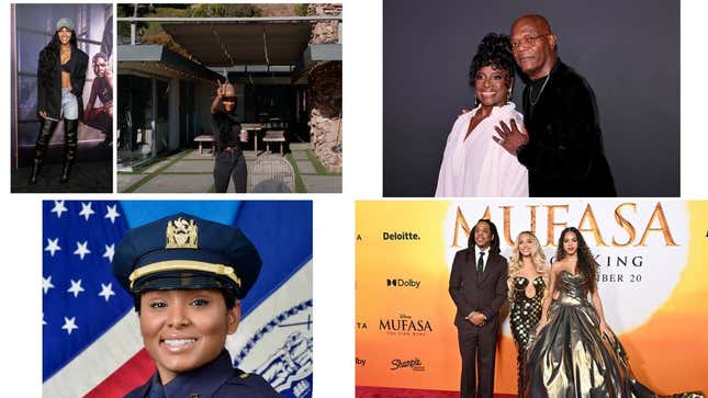 Image de l'article intitulé « Sanctuary » de Meagan Good, les maisons de Samuel L. Jackson au fil des ans, un détective de New York arrêté pour vol à l’étalage, le moment gênant de « Mufasa » de Jay-Z et d’autres nouvelles virales que vous avez manquées