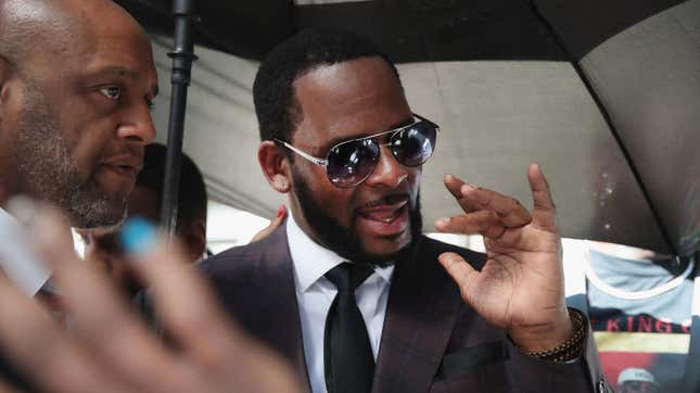 R. Kelly leaving court in Chicago following a hearing on June 26, 2019.