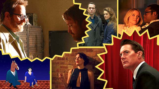 Clockwise from top left: Breaking Bad (Photo: AMC) The Americans (Photo: FX); The Good Place (Photo: NBC); Twin Peaks (Photo: Showtime); Fleabag (Photo: Prime Video); BoJack Horseman (Photo: )