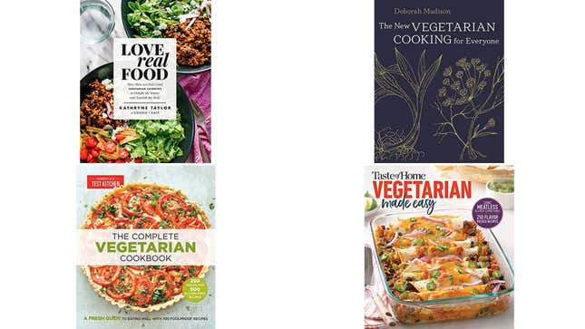 Image for article titled The Best Cookbooks for Vegetarians on Amazon