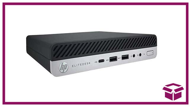 The HP EliteDesk 800 G5 Mini Desktop packs a 2.2GHz processing punch for a low price.