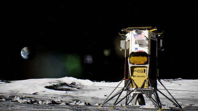 تصوير أوديسيوس على القمر.
