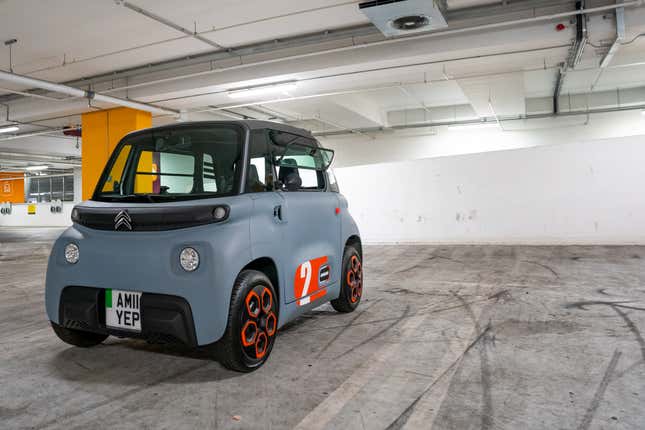 Image for article titled The Citroen Ami Is a Friend on Wheels