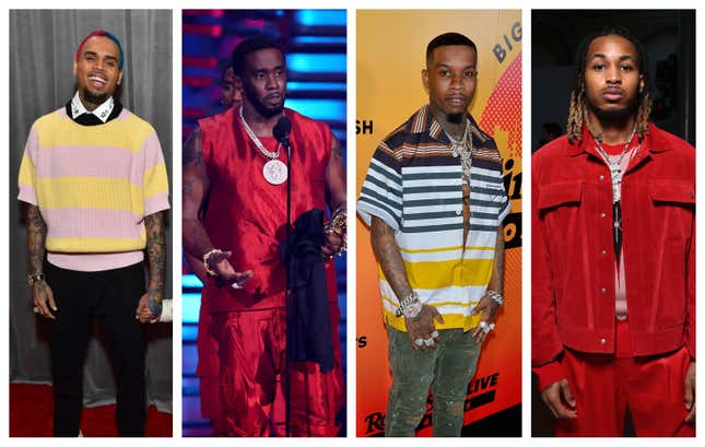 Image de l'article intitulé Diddy, DDG, Chris Brown et Tory Lanez : les abus ont pris le dessus cette semaine, et les réseaux sociaux sont fatigués