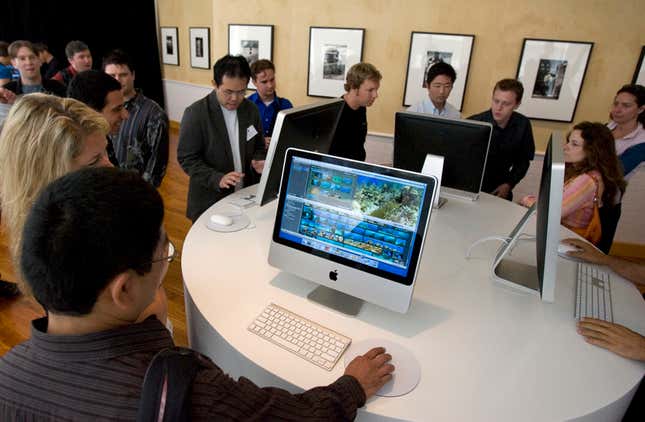 The aluminum iMac was a major design change for Apple.