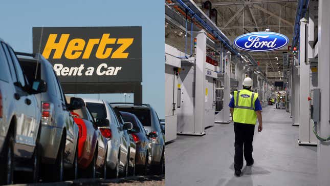 Image for article titled Ford, Hertz Pump Brakes on EV Plans, Reports Say