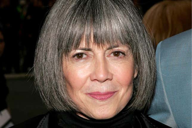 Anne Rice at the Broadway opening of Lestat in 2006. 