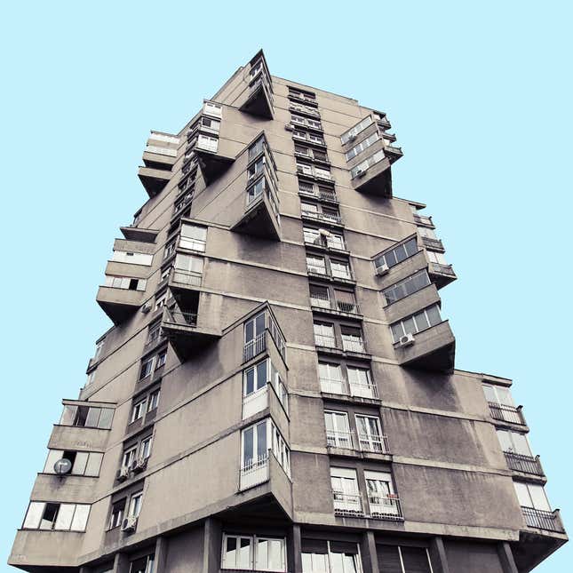 Image for article titled Photos: These 1970s brutalist buildings in Serbia look like Star Wars spaceships