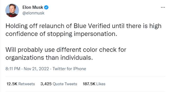 Thanks Elon, I'm Done With Twitter's Dumb Blue Check Mark - CNET