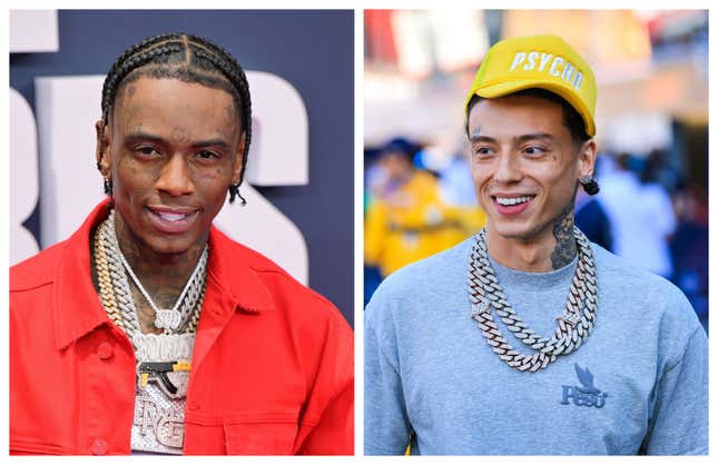 Soulja Boy (left) and Central Cee (right)