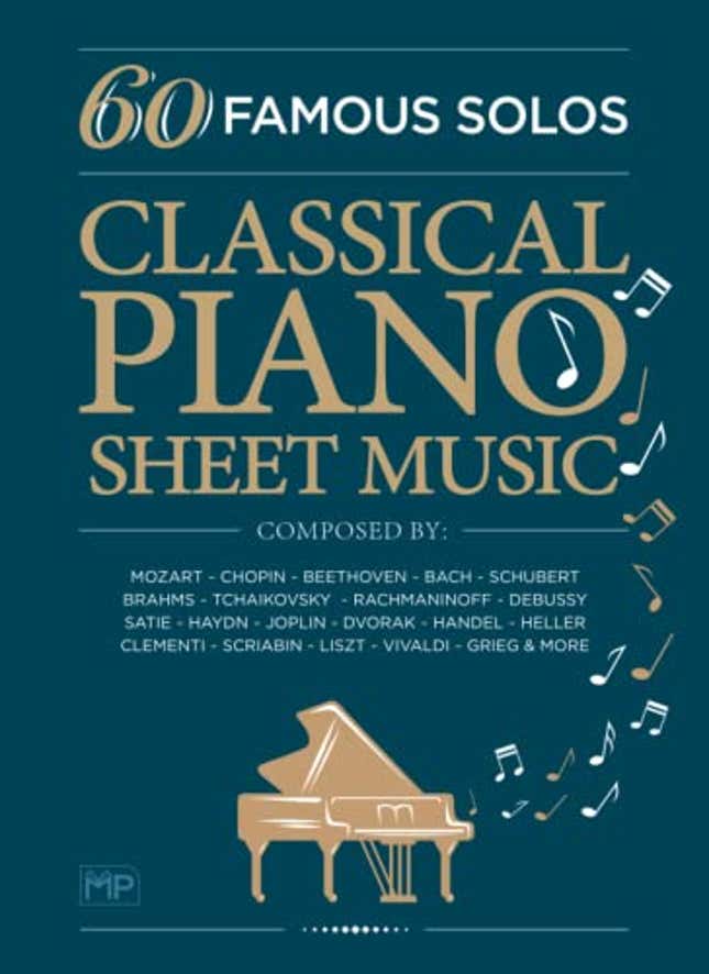 Image for article titled Classical Piano Sheet Music | 60 Famous Solos | Composed By: Mozart, Now 10% Off