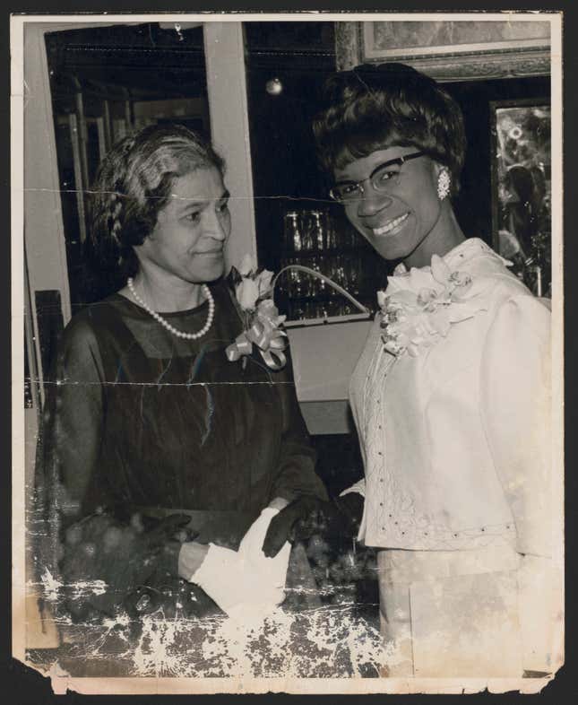Parks and Congresswoman Shirley Chisholm. c. 1968.