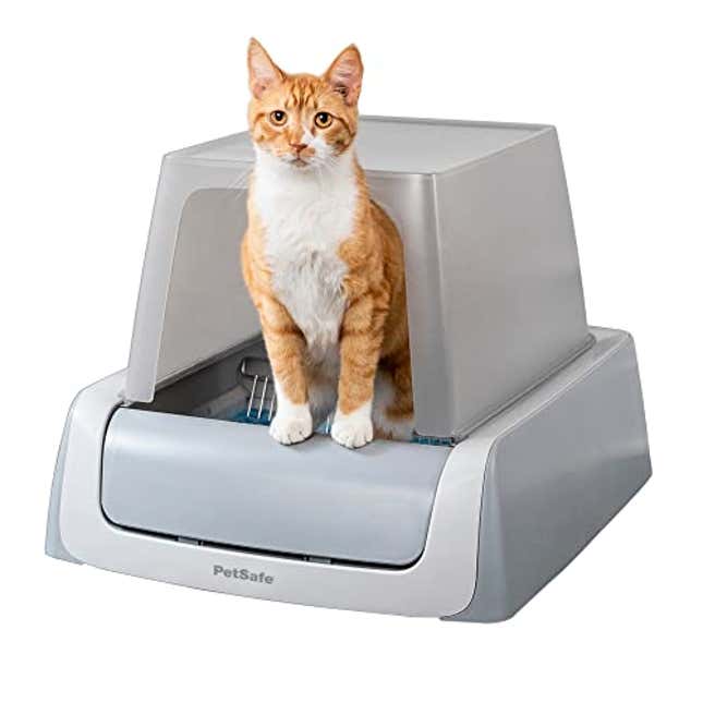 Image for article titled PetSafe ScoopFree Crystal Plus Front-Entry Self-Cleaning Cat Litter Box, Now 20% Off