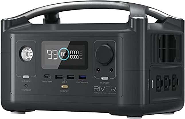 Image for article titled Power Up with the EF ECOFLOW RIVER 288Wh Portable Power Station, 40% Off