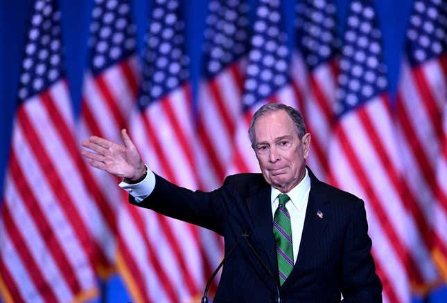 Image for article titled Michael Bloomberg Is Trying to Buy His Way Into Heaven, Donates $2 Million to Nonprofit to Register Black Voters